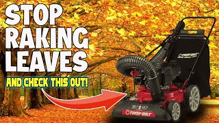 Best Leaf Collection System  STOP raking leaves and check this machine out first