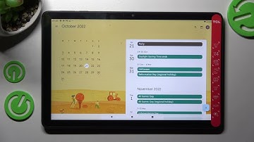 How to Add Event to Calendar on TCL Tab 10L - Create Event Reminder