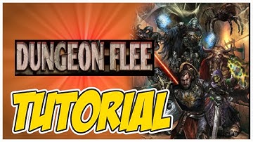 How To Play: Dungeon Flee | Solo Dungeon Crawler Deck-Building Game Tutorial!
