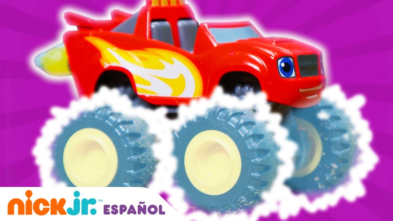 Blaze and the Monster Machines | ¡Las llantas poderosas de Blaze! | Nick Jr. en Español