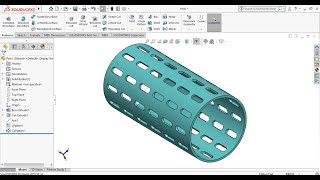 Solidworks tips and tutorials |  How to make cylindrical pattern in solidworks