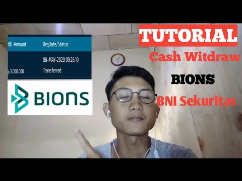 Cara Cash Withdraw Bions Bni sekuritas
