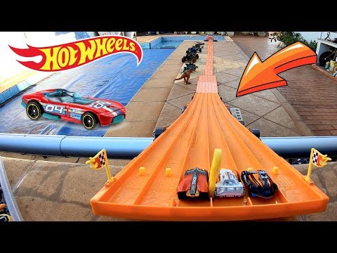 Corrida Hot Wheels 6 Lane Raceway Final Piscina - Carrinhos #61 