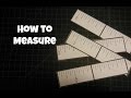 How To Measure {and card mat examples}