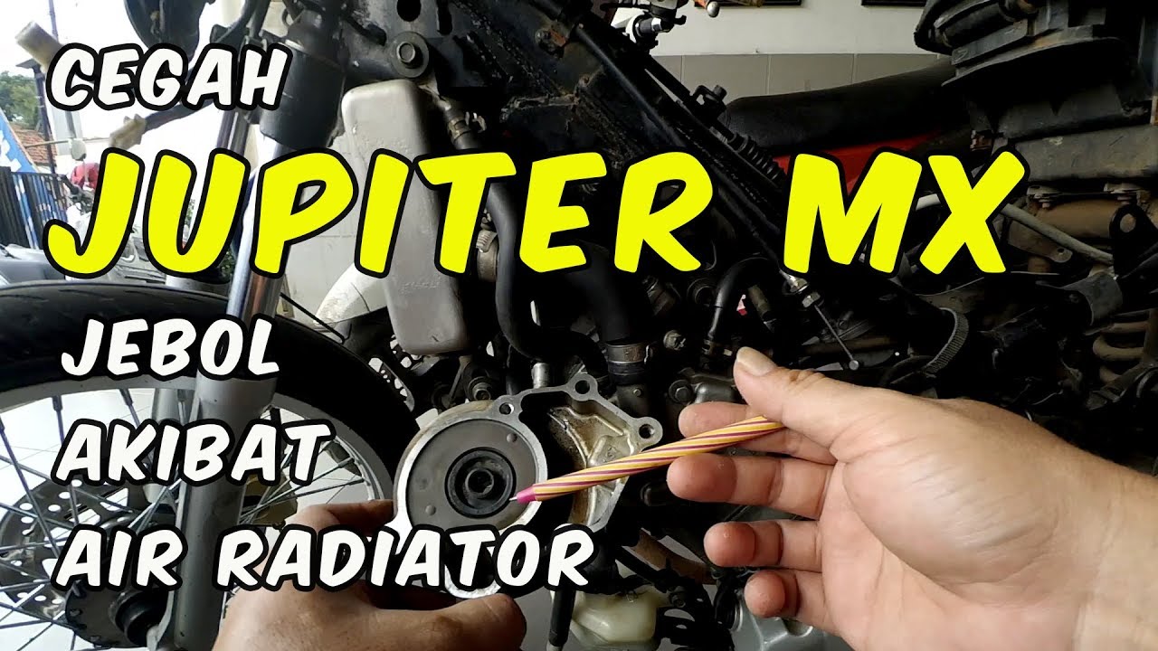 Cegah Jupiter Mx 135 Jebol Gara Gara Seal Waterpump Radiator Youtube