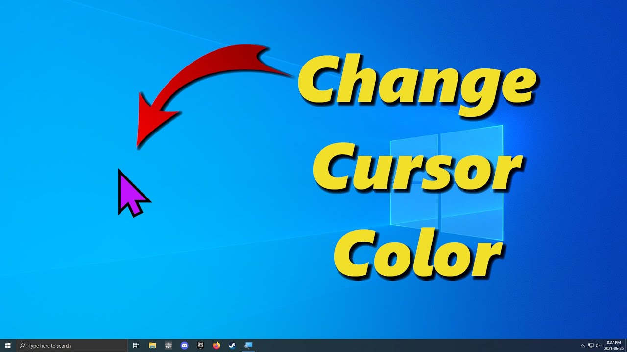 how to change the color of your cursor