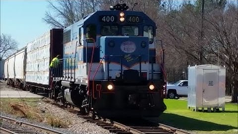 [A&R]400 GP38 Ex-Erie Minning Solo Leads River Train Out The Old Yard With RS5T-RF AR400-20 Fay NC