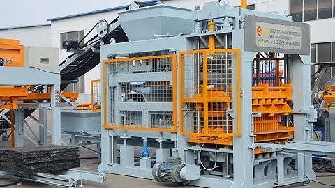 QT8-15 European Design Automatic brick making machine details video show