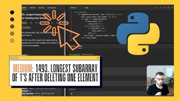 Master the Sliding Window Technique with Python 🐍 | LeetCode #1493: Longest Subarray of 1