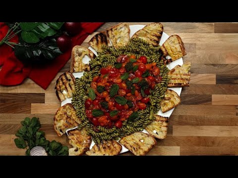 Flying Sicilian Bruschetta Pasta Salad  Twisted A Cookbook
