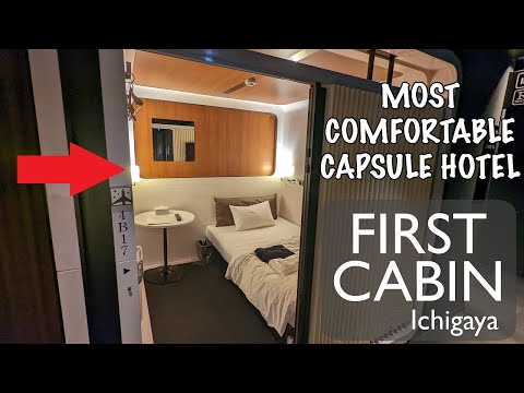 The Most Comfortable Capsule Hotel ($30)| FIRST CABIN