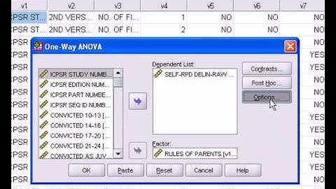 SPSS: ANOVA (2 in 1)