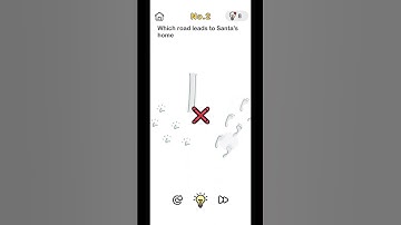 Brain Out Save Santa Level 2 - Which road leads to Santa