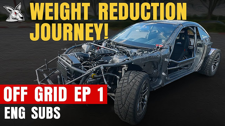 How We Shaved 50kg From Our Drift Car! | Off Grid EP. 1