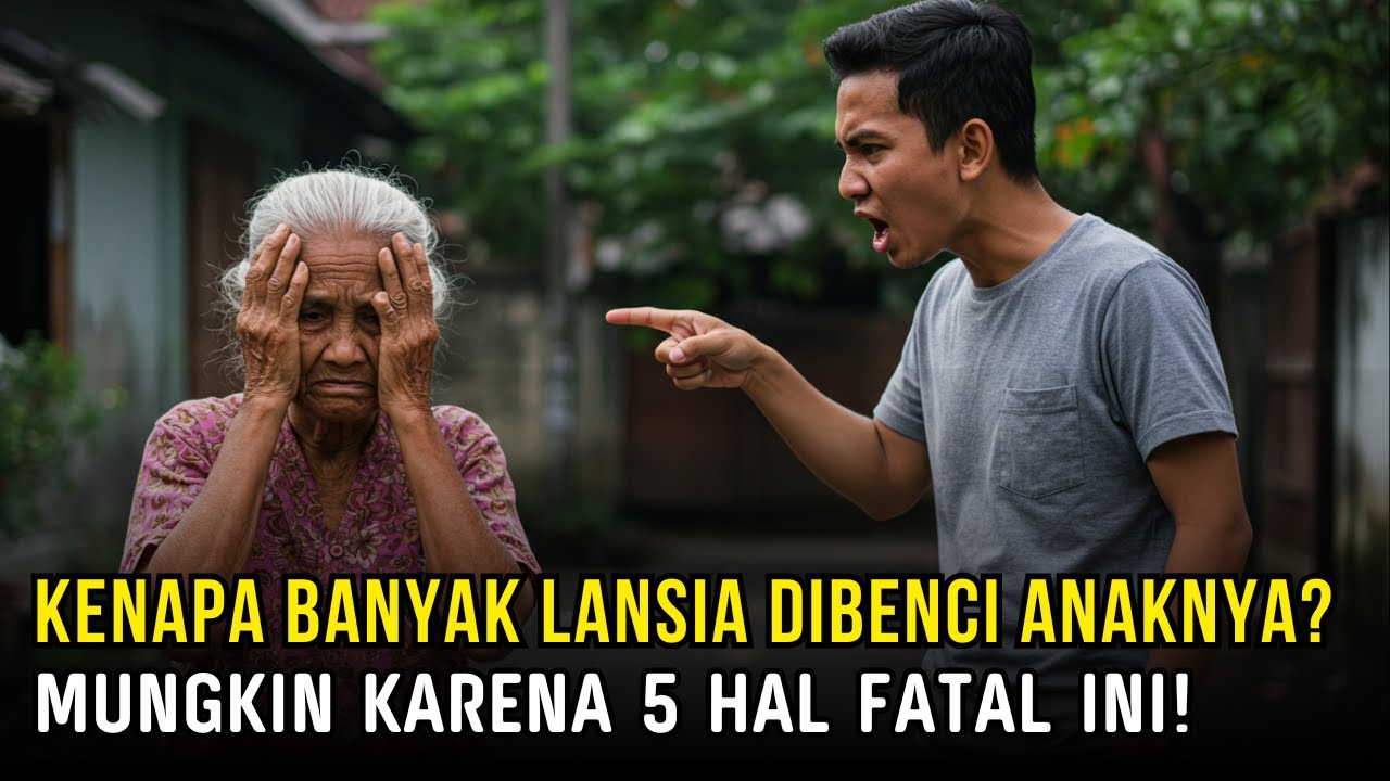 5 Kesalahan Di Usia 70 Tahun Yang Bikin Anak Membenci Orang Tuanya