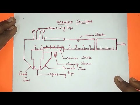 Micrometer Caliper, vintage illustration 13722762 Vector Art at Vecteezy