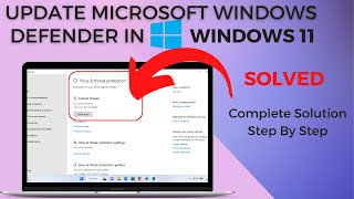 how to update microsoft windows defender in windows 11