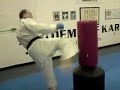 Kicking drills for KUMITE 2 - class footage  2008 - Claycomb Academy of Martial Arts