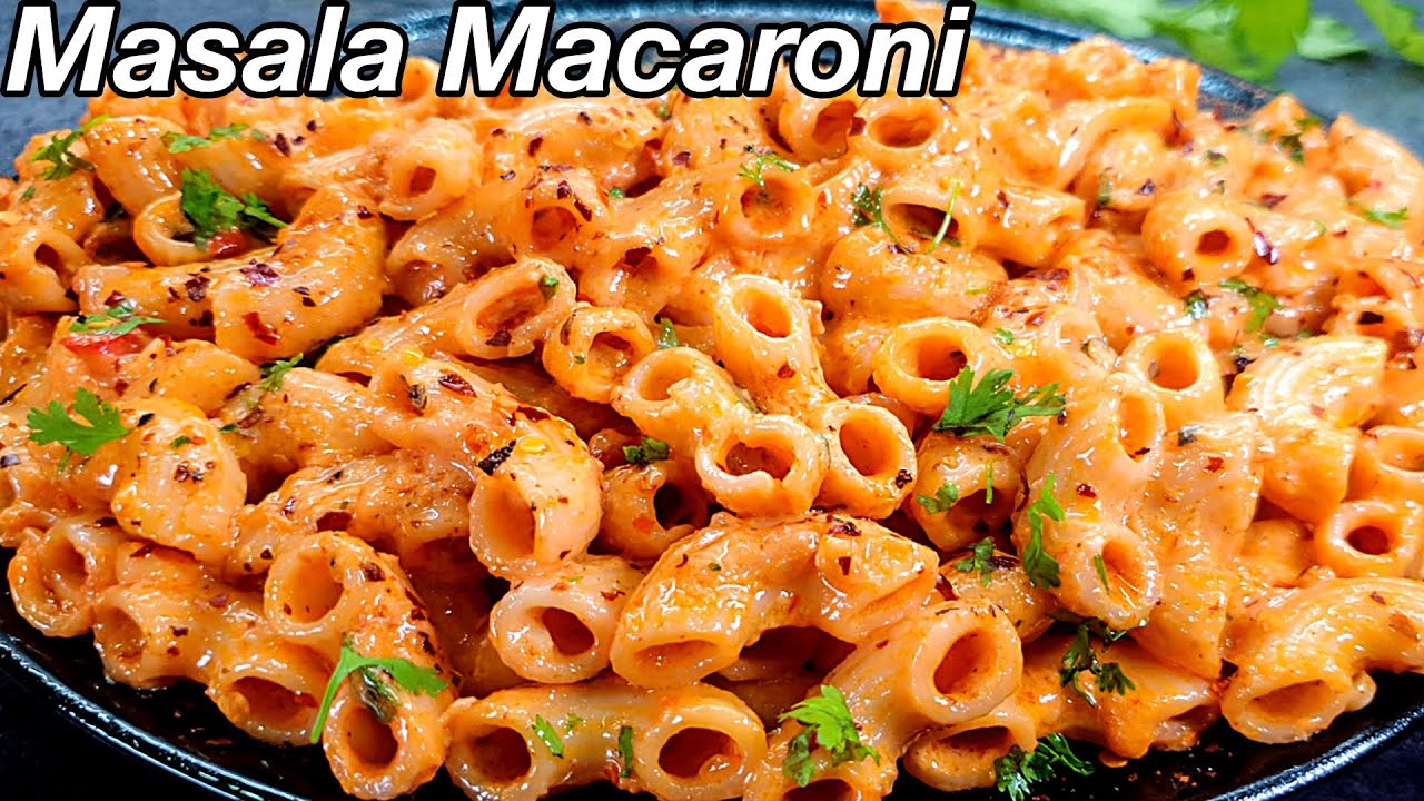 Indian Style Macaroni Pasta Masala Macaroni Kanaks Kitchen