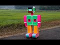 science exhibition project  to make walking  robot   /make RC robot at home very easy /GEAR SHIFT