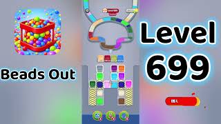 Beads Out Level 699 Walkthrough 🧩✨ | Tricky Bead Puzzle Solution | Go Answer