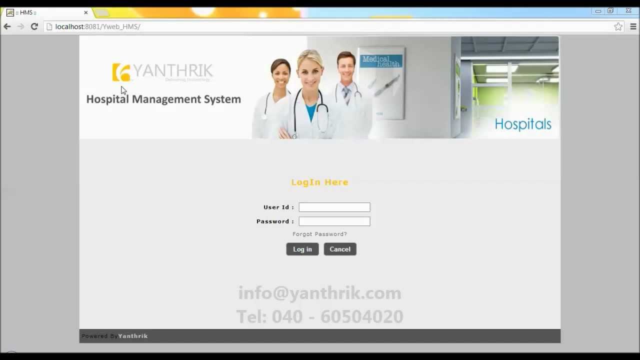 Hospital Management System Project In Php And Mysql With Source Code