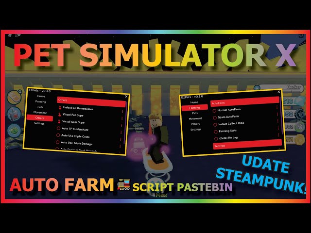 PET SIMULATOR X Script Mobile UPDATE ST.PATTY AUTO FARM CLOVER, LUCKY  BLOCK FARM, AUTO HATCH EGG🍀, Real-Time  Video View Count