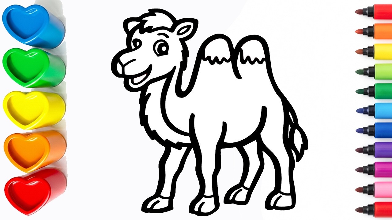 🐪How To Draw a Cute Camel | Easy Step By Step Tutorial #21