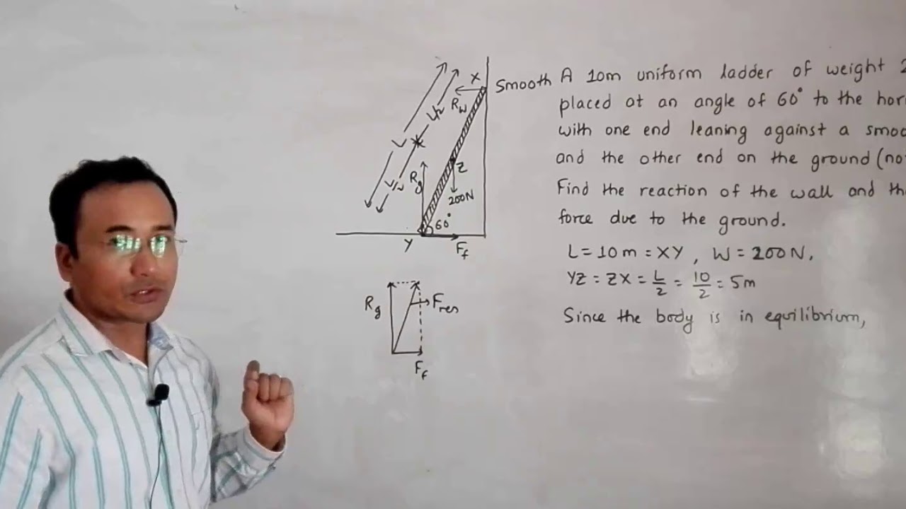 Equilibrium in ladder 1 - YouTube