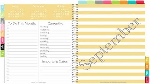 "Mackenzie" 2018  iPlanner Weekly Vertical Digital Planner for Goodnotes