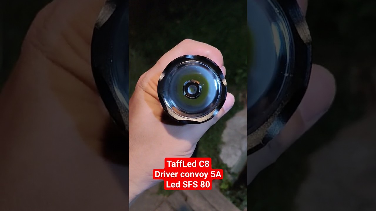 Senter upgrade TaffLed C8 led SFS80