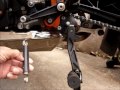 2013 KTM690DUKE-R　疲労骨折したサイドスタンドリタ~ンスプリングっ　交換!