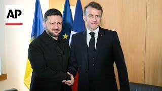 Zelenskyy meets with Macron, Merz and other EU leaders in Brussels