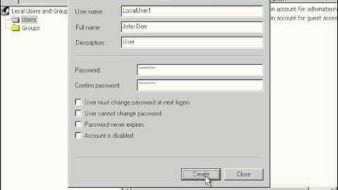 video3 Create User Accounts Windows 2000