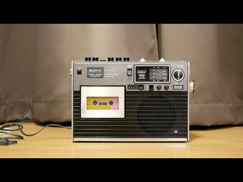 SONY CF-1700 スタジオシリーズ ソニーラジカセ - YouTube