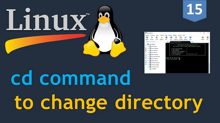 #15 - Linux for DevOps - cd command to change directory | How to change directories on Linux
