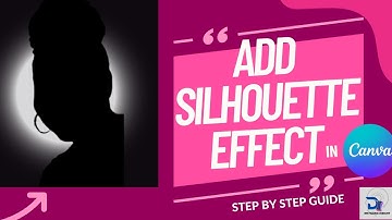 How to Add Silhouette Effect to Images in Canva | Easy Canva Tutorial