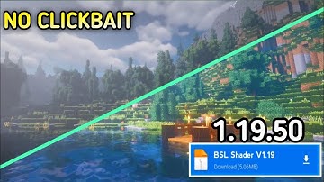 Ultra 🥰 HD Bsl Shader For Minecraft pe 1.19 || Shader For Mcpe 1.19 ( Render Dragon Support )