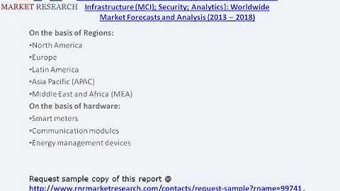 Advanced Metering Infrastructure (AMI) 2018