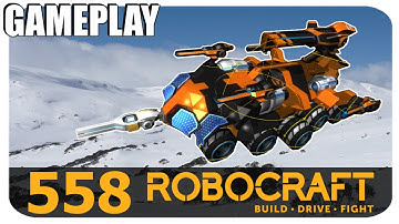 Robocraft Gameplay Tier 10 Mega SMG Buggy  - Chum Platoon