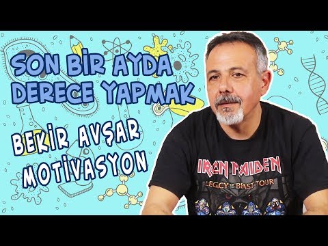 SON 1 AYDA DERECE YAPMAK | Bekir Avşar - Motivasyon (TYT, AYT)