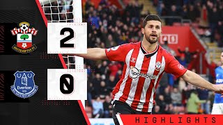 90-SECOND HIGHLIGHTS: Southampton 2-0 Everton | Premier League