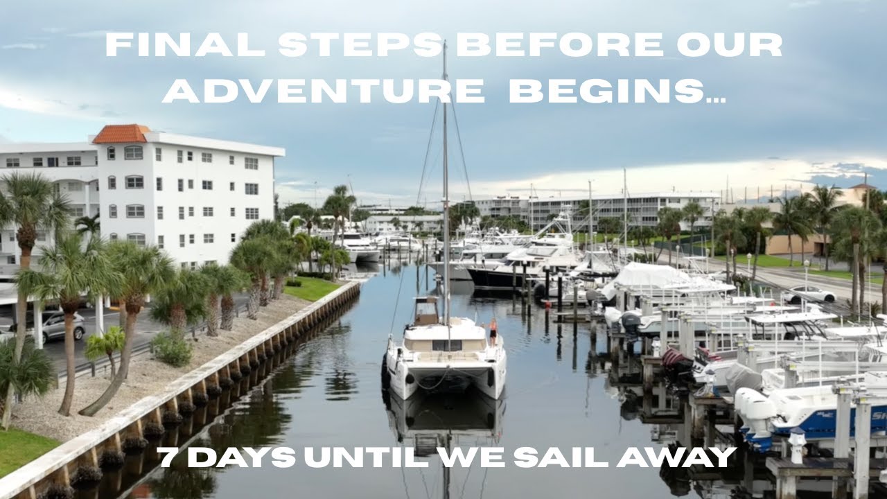 ⁣More setbacks BUT we're FINALLY leaving the dock!!