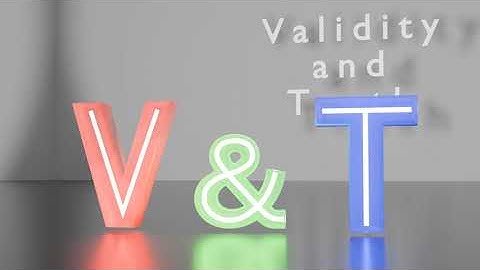 Validity and Truth Podcast Intro Video