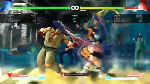 Cammy  402 damage /597 stun crush counter combo