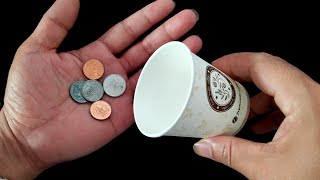 Cup and Coins - New Magic Trick Revealed
