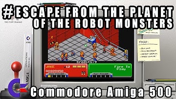 Escape From The Planet Of The Robot Monsters - Commodore Amiga 500 Gameplay Demo