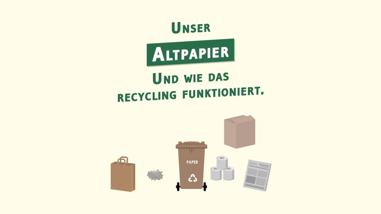 Was passiert mit Deinem Altpapier? AWM erklärt Papier-Recycling mit diesem EXPLANIDEO