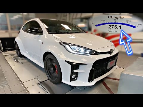 2021 Toyota GR Yaris ON THE DYNO | Fully Stock GR Yaris Dyno Results Show Big Horsepower Numbers!