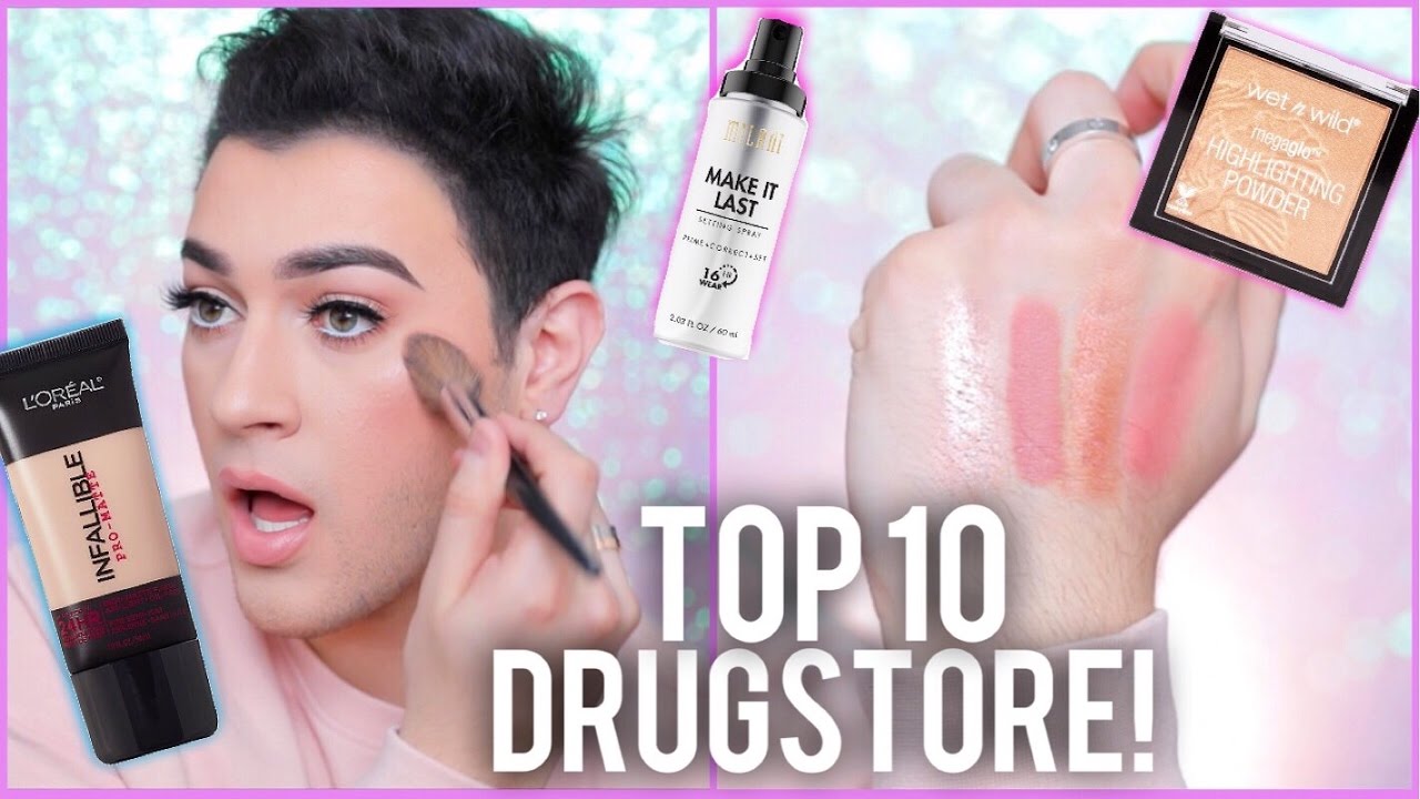 THE TOP 10 MAKEUP PRODUCTS AT THE DRUGSTORE Manny MUA YouTube
